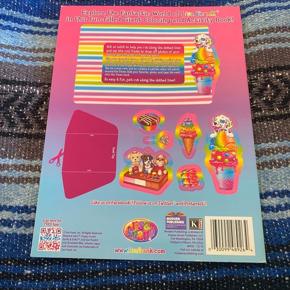 Lisa Frank Coloring Book Unused - Picture 4 of 6